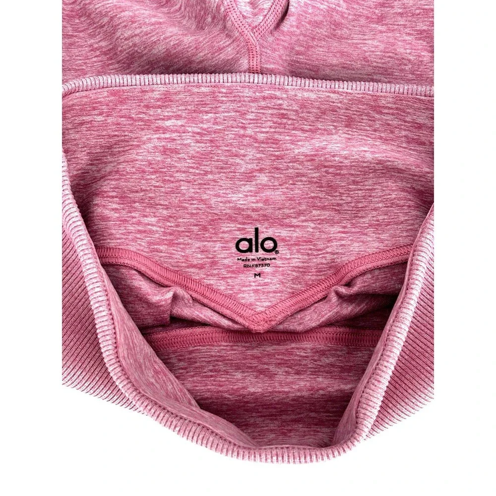 Alo Yoga High Waist Alosoft Lounge Legging In Pink Heather Size Medium